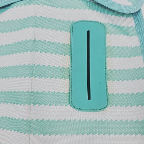 Thirty One Pack and Pull Caddy Aqua White Baby Bag for Diaper Wipes Road Trip - Picture 2 of 11